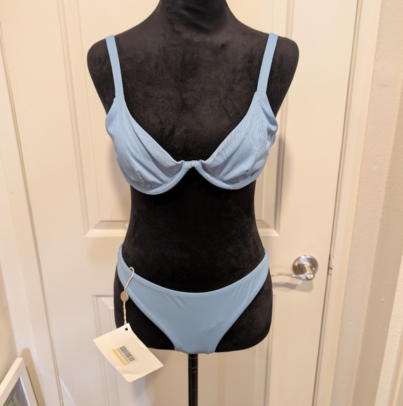 Onia Bikini Set! Sea Blue Size Small D Cup Bikini Top - Picture 10 of 10
